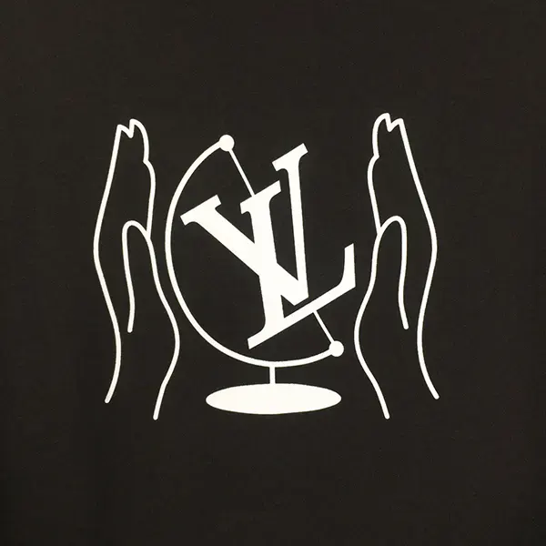 ルイヴィトン ウォッシュドプリンテッド コットンTシャツ 1AHCLA