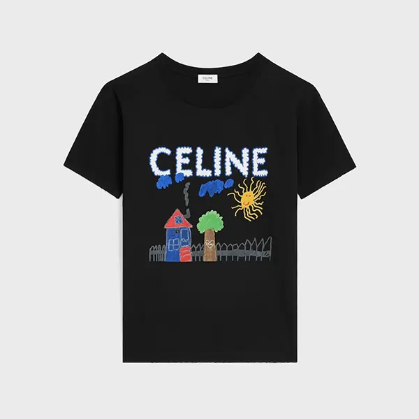 送料込追跡有セリーヌ レギュラー Tシャツ コピー コットンジャージー RX0BZ507Z