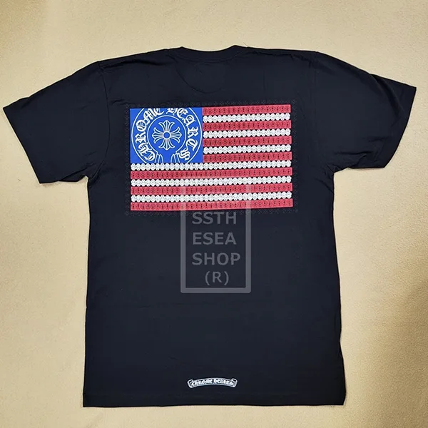 クロムハーツ Tシャツ コピー American Flag ダガー S/S TEE 2571616