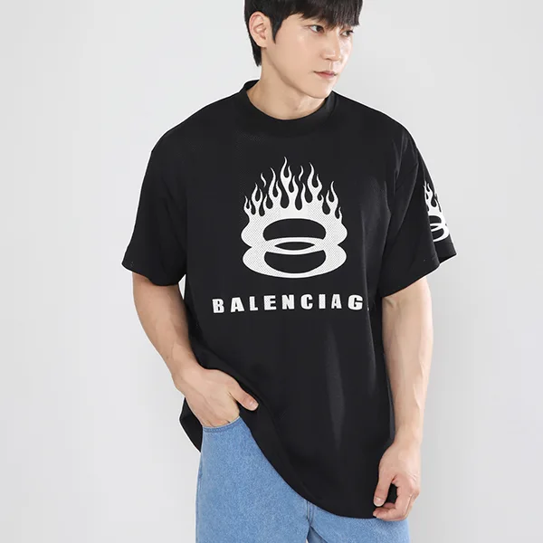 2025SS★バレンシアガ★バーニング ユニティ オーバーサイズ Tシャツ 偽物 bl2572