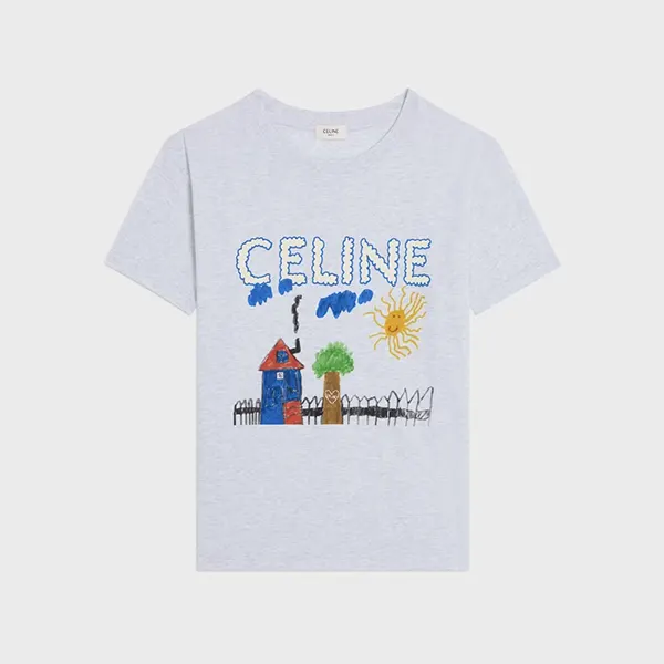 送料込追跡有セリーヌ レギュラー Tシャツ コピー コットンジャージー RX0BZ507Z