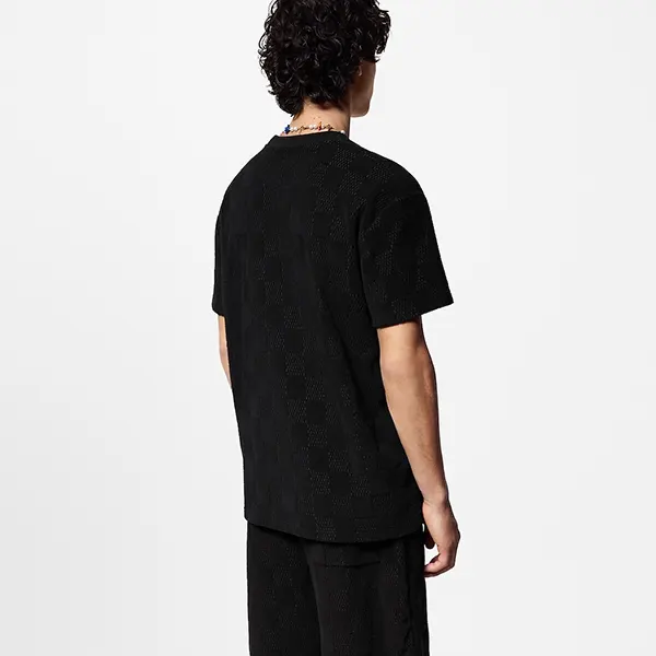 即発送ルイヴィトン ダミエフレンチテリーコットンTシャツ 偽物 1AFRBH