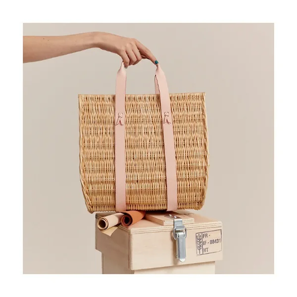 ☆超人気☆日常使い♪【エルメス 】プティアッシュ 偽物 GM バスケット Panier en osier GM