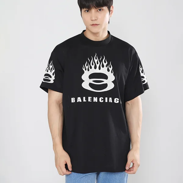 2025SS★バレンシアガ★バーニング ユニティ オーバーサイズ Tシャツ 偽物 bl2572