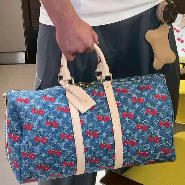 ルイヴィトン 村上隆コラボ キーポル・バンドリエール 45 M13875