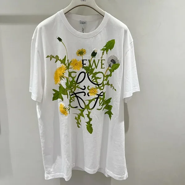 目玉商品！ロエベ タンポポ ダンデライオン アナグラム アクティブ Tシャツ loe2572
