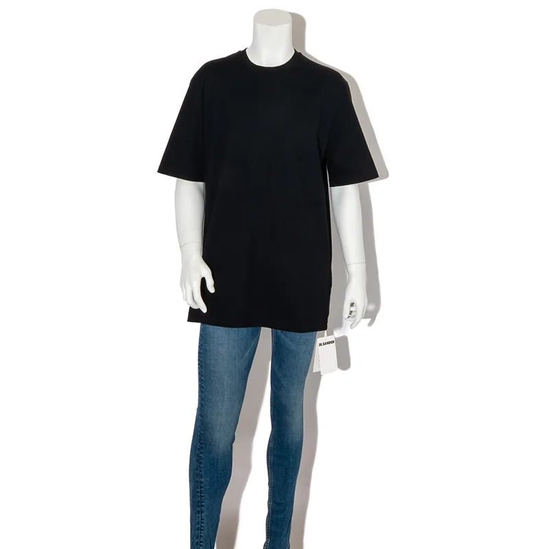 ジルサンダー ロゴ クールネックTシャツ コピー 2色 J22GC0189J46219001