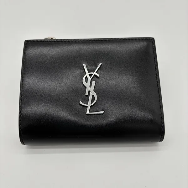 追跡付きで安心届けサンローラン 二つ折り財布 N級品 コインケース ジップ 5757260SX0E1000