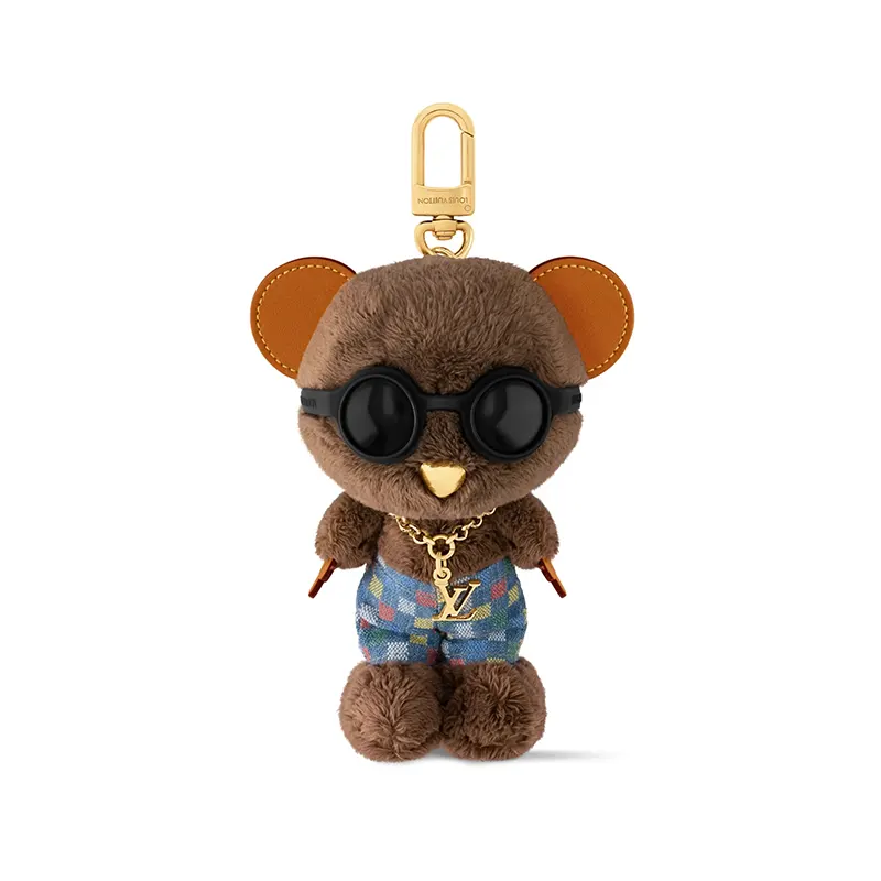 大人気定番【可愛い】ルイヴィトン バッグ チャームLV ルイ ベア 並行輸入品 4色 M03176