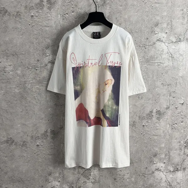 【コーデを格上げ】 セントマイケル  聖母マリア Tシャツ w25080715