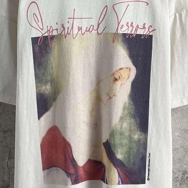 【コーデを格上げ】 セントマイケル  聖母マリア Tシャツ w25080715