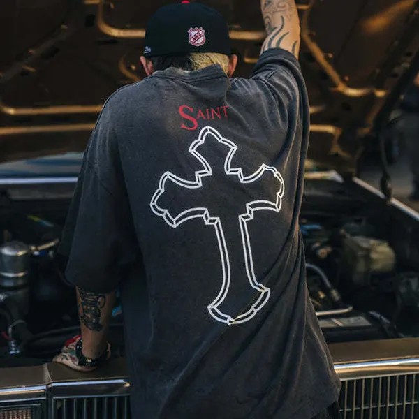 【SAINT Mxxxxxx】x 2PAC TEE / Tシャツ w25080704