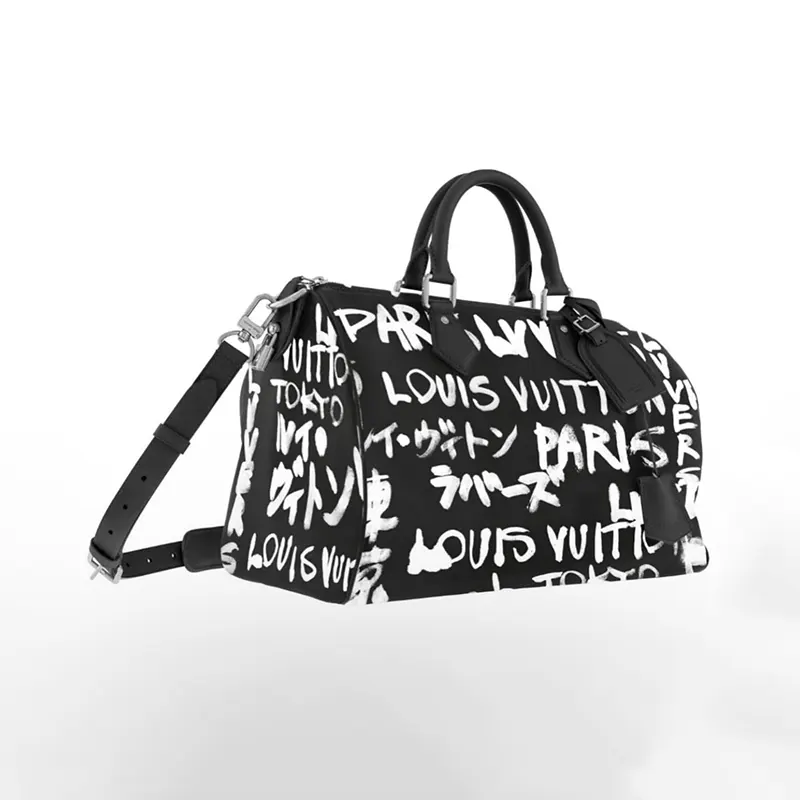 【NIGO コラボ】ルイヴィトン スピーディ30 ハンドバック パロディ M26175