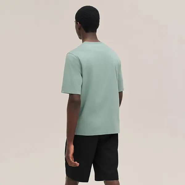 希少色エルメス 「HCheval」ミニレザーパッチTシャツ H567810HA64LA