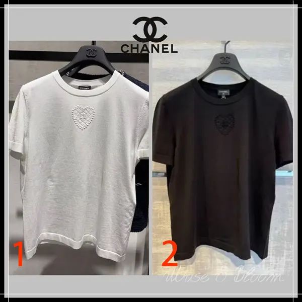 シャネル コットン Tシャツ 偽物 CCロゴ P80297-K11652-94305