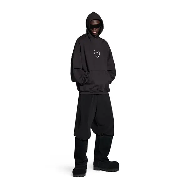 【かわいくて上品♪】バレンシアガ Lovey Hoodie Oversized コットン パーカー 739024TQVV99034