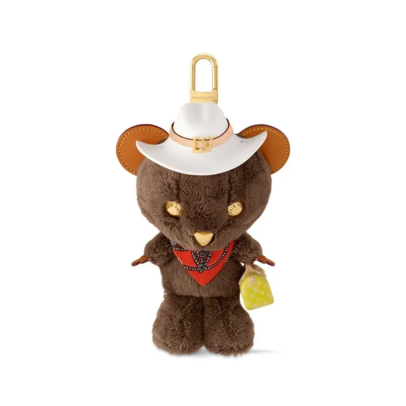 大人気定番【可愛い】ルイヴィトン バッグ チャームLV ルイ ベア 並行輸入品 4色 M03176
