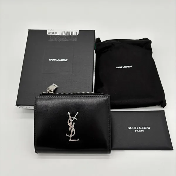 追跡付きで安心届けサンローラン 二つ折り財布 N級品 コインケース ジップ 5757260SX0E1000