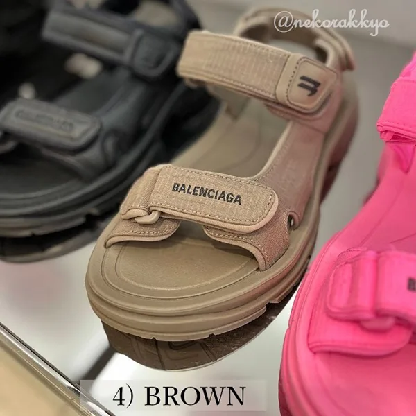 バレンシアガ ツーリスト 偽物 SANDAL ベルクロサンダル 706277W