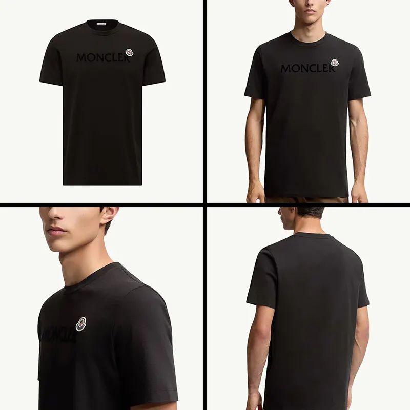 【送料関税込】モンクレール メンズ Tシャツ パロディ 半袖 コットンジャージー 5色 mk20250801