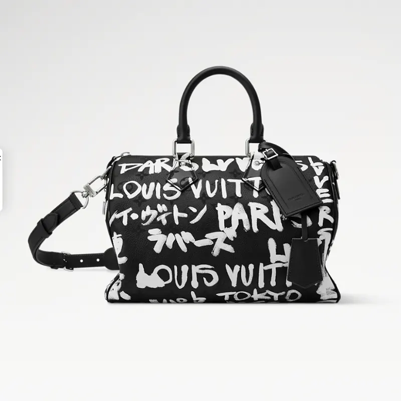 【NIGO コラボ】ルイヴィトン スピーディ30 ハンドバック パロディ M26175