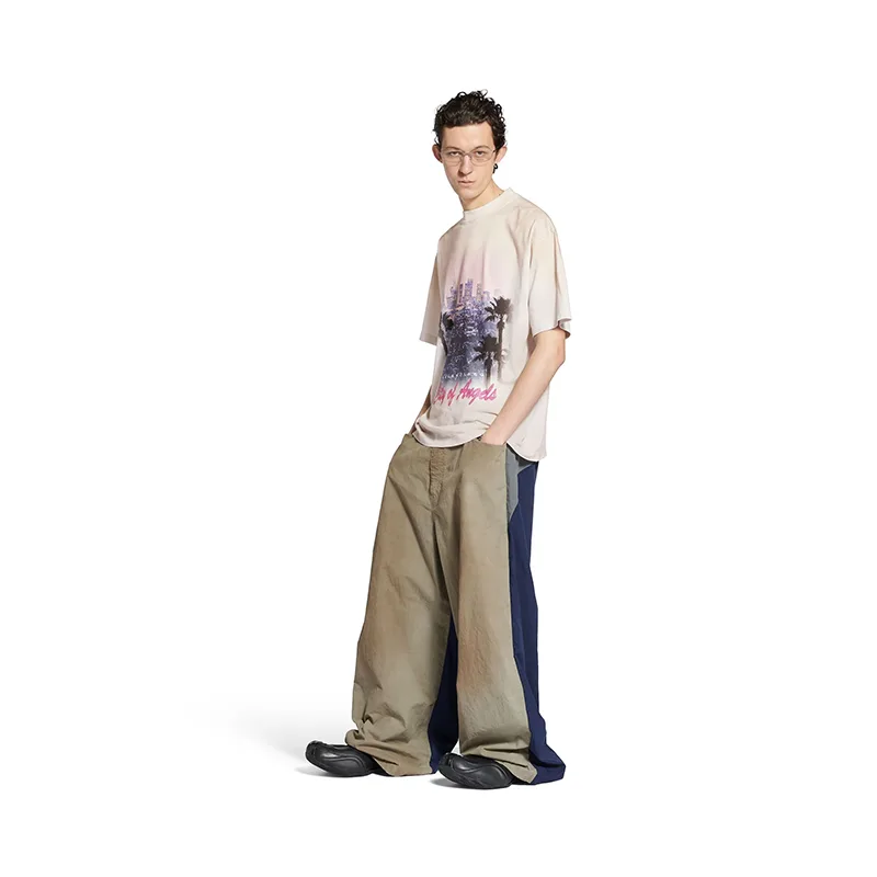 バレンシアガ CITY OF ANGELS Tシャツ ミディアム フィット パロディ 2色 764235TSVR21041