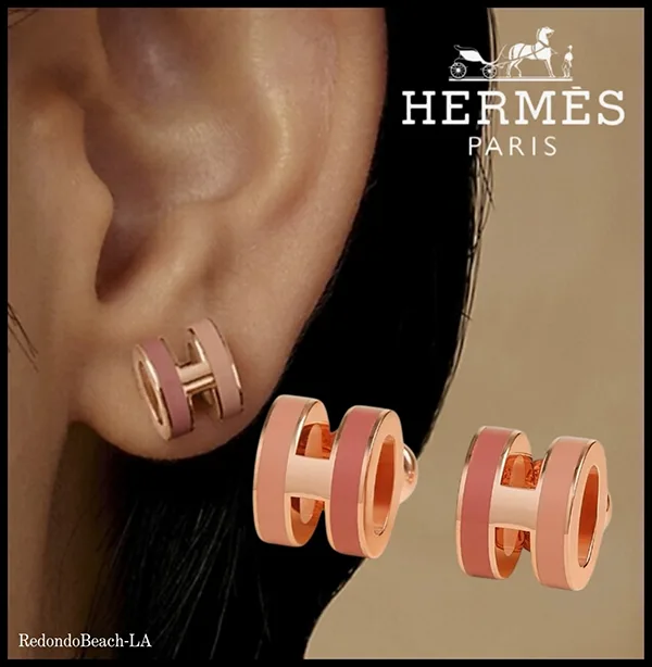★エルメス Mini Pop H Rocabar ピアス 偽物 H100065FOB4