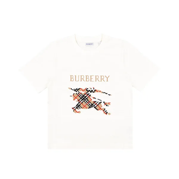 バーバリー クロスステッチ EKD 偽物 コットンTシャツ 8110957