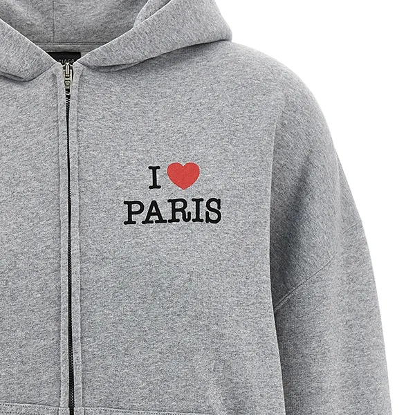 NEWカラー完売必須バレンシアガ I LOVE PARIS & バレンシアガ 偽物 アンダーアーマー ジップアップパーカー 803264TSVI51300