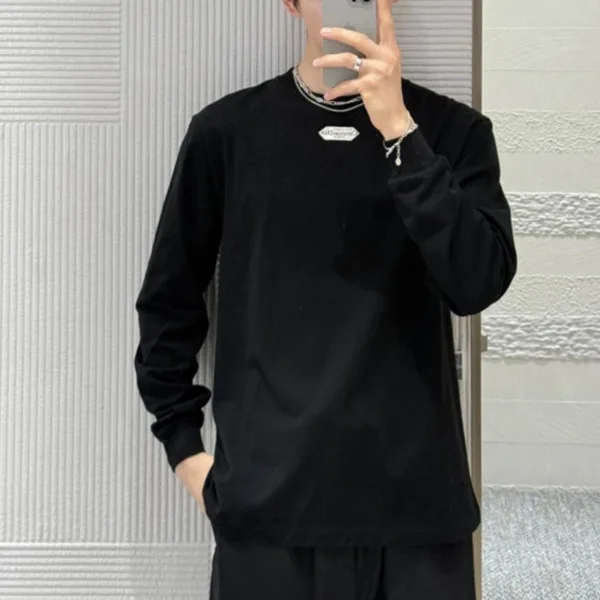 【シンプルで使える】ディオール Paris ロング Tシャツ 543J609A0847