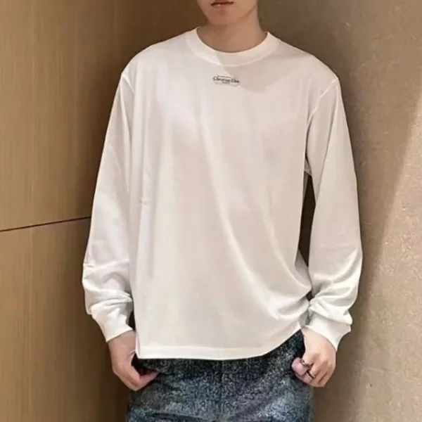 【シンプルで使える】ディオール Paris ロング Tシャツ 543J609A0847