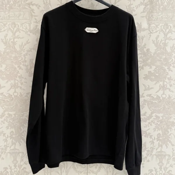 【シンプルで使える】ディオール Paris ロング Tシャツ 543J609A0847