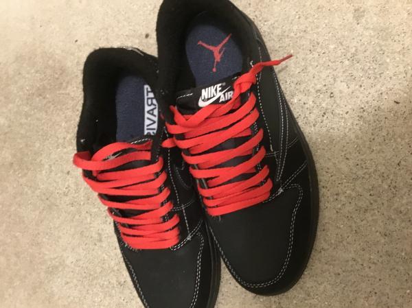即発送トラヴィス・スコット × ナイキ コラボスニーカー AJ1 DM7866-001