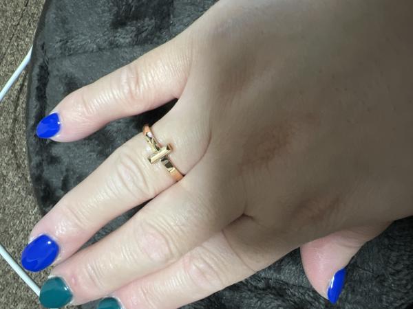 超希少！ティファニー 偽物☆ T1 Ring ティーワンリング　2.5mm☆送料込