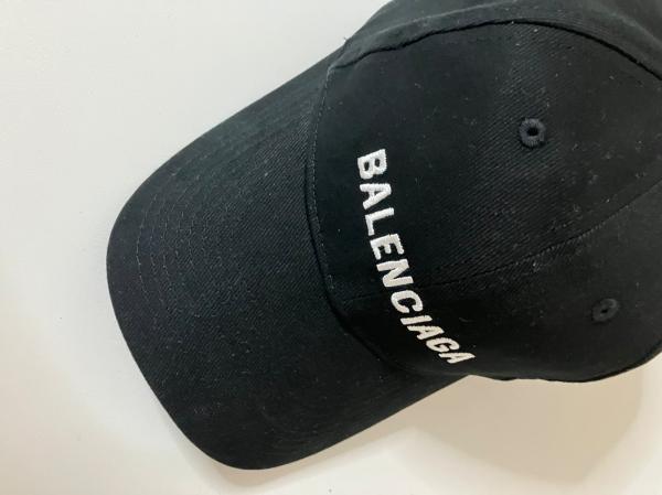 【人気商品】お洒落に♪バレンシアガ キャップ スーパーコピーロゴキャップ  黒 blsj50