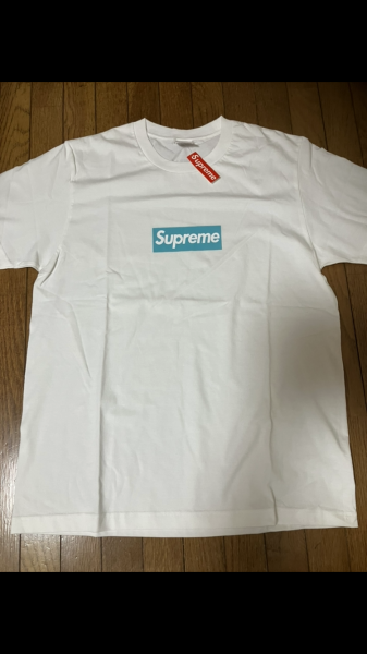 【シュプリーム x ティファニー】Box Logo Tee ボックスロゴ  Tシャツ 偽物 22030701