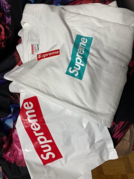 【シュプリーム x ティファニー】Box Logo Tee ボックスロゴ  Tシャツ 偽物 22030701