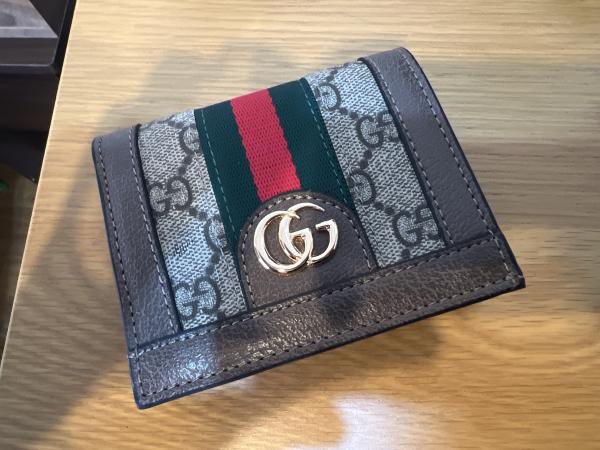 すぐ届く大人気【グッチ】 折りたたみ財布 コピー 2つ折り GGロゴ 523155 96IWG 8745