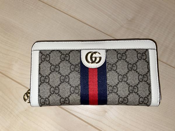 グッチ ウェブ ストライプ ジップアラウンドウォレットコピー 523154 96IWG 9794