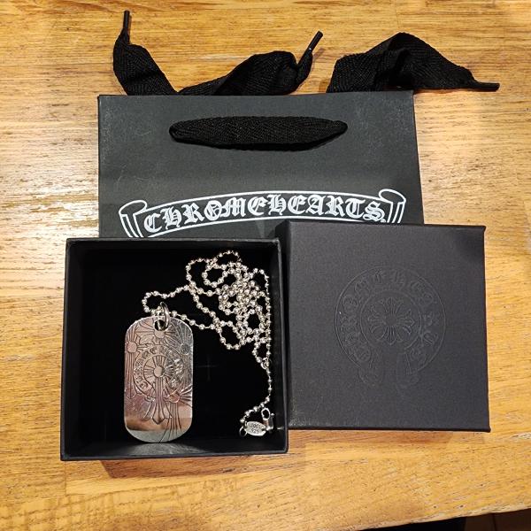 クロムハーツ ドッグタグゴッドブレスザワールド DogTag CH Crosses chdt015