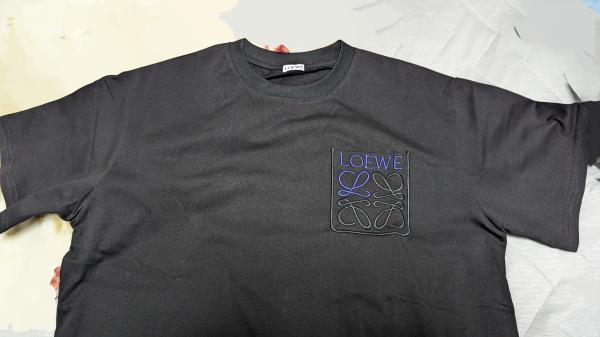 ロエベ レギュラーフィット アナグラム コットンTシャツ 偽物 2色 H526Y22X99