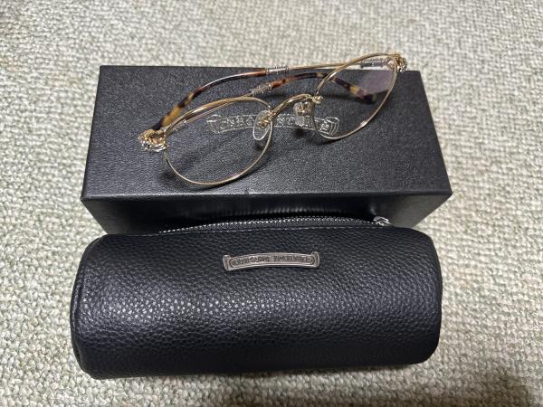 クロム ハーツ メガネ 小栗 旬 コピーBUBBA-A フローラル メガネ Chrome Hearts