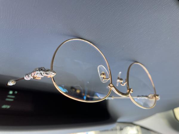 クロム ハーツ メガネ 小栗 旬 コピーBUBBA-A フローラル メガネ Chrome Hearts