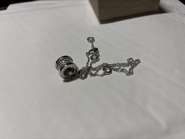 ブルガリ ネックレス ブルガリ ペンダント B-zero1 WG ダイヤモンド 18金ホワイトゴールド CN851815 ビーゼロワン