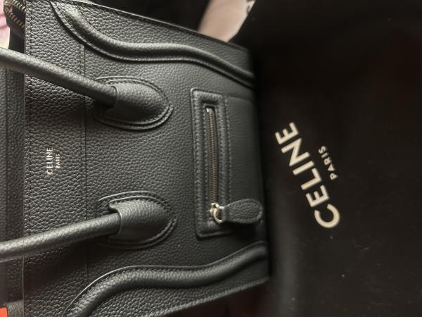 セリーヌ NANO LUGGAGE ラゲージナノ 偽物 ブラック 189243DRU.38NO