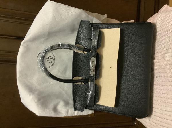 最安値挑戦エルメス バーキン コピー 30cm トゴ ブラック シルバー金具 w22110101