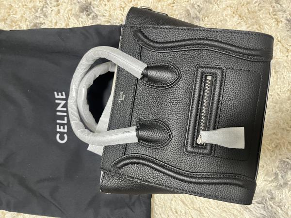 セリーヌ NANO LUGGAGE ラゲージナノ 偽物 ブラック 189243DRU.38NO