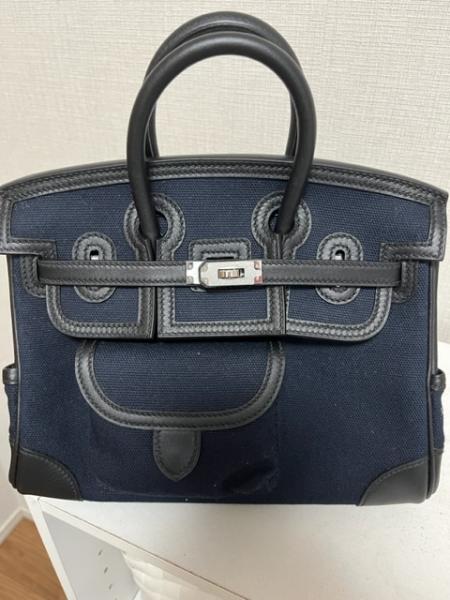 特別価格！エルメス バーキン25cm スーパーコピーカーゴ Cargo ノワール