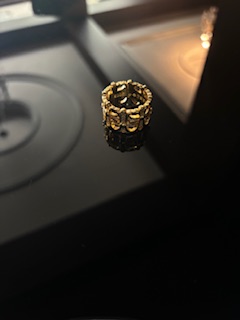 クロムハーツ Floral Cross Ring 22K フローラルクロスリング 22K ゴールドchr79