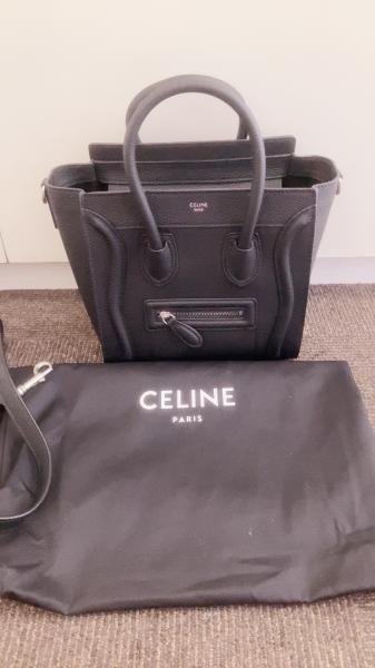 セリーヌ NANO LUGGAGE ラゲージナノ 偽物 ブラック 189243DRU.38NO